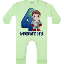 Arvesa Infants Printed Round Neck Rompers-picture-45
