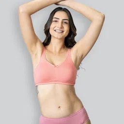 LYRA Pack Of 2 Cotton Spandax Full Coverage Secret Support Bra image 3