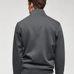 MISCHIEF MONKEY Men Mock Collar Sweatshirt image 4