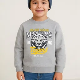 Moda Rapido Unisex Kids Printed Sweatshirt image 3