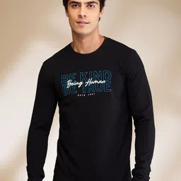 Being Human Men Typography Printed Round Neck Cotton T-shirt-picture-17