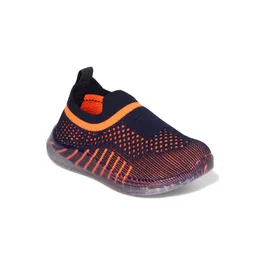 Lil Lollipop Kids Woven Design Slip-On Sneakers With Light image 3