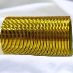 PRIYA KANGAN Set Of 48 Sunshine Metal Bangles-picture-27