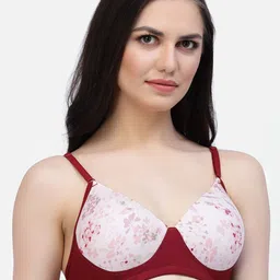 CUKOO Full Coverage All Day Comfort Lightly Padded Seamless Rapid-Dry Bra image 5