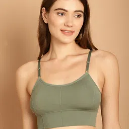 Friskers Pack of 2 Full Coverage  Lightly Padded Dry Fit Sports Bras With All Day Comfort image 4