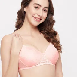 Clovia Geometric Bra Lightly Padded T-shirt Bra image 2