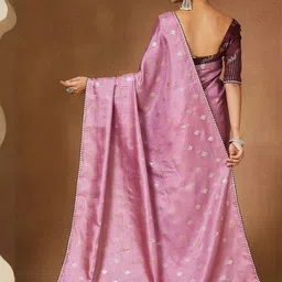 Saree mall Woven Design Pure Georgette Sarees image 3