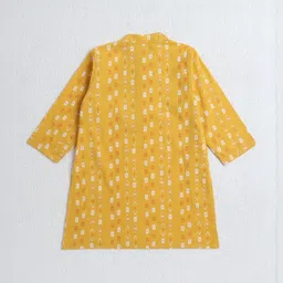 The Magic Wand Boys Bandhani Printed Regular Pure Cotton Kurta with Pyjamas image 4