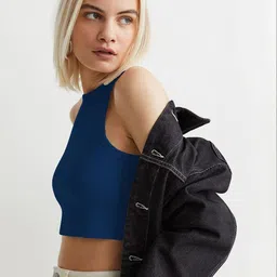 CILIMILI Pack Of 2 Ribbed Tank Crop Top image 5