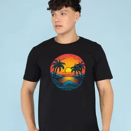 BRAWNY BATTLER Men Graphic Printed Pure Cotton Printed Round Neck T-shirt-picture-20