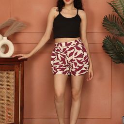 ETC Women Printed Lounge Shorts-picture-44