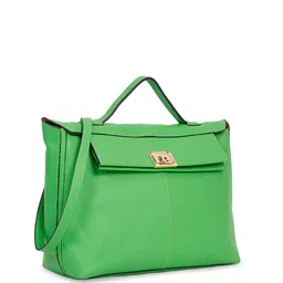 HATS OFF ACCESSORIES Leather Structured Handheld Bag with Tasselled image 3
