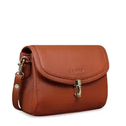 CALFNERO Leather Structured Sling Bag image 3