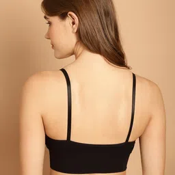 Friskers Pack of 2 Full Coverage  Lightly Padded Dry Fit Sports Bras With All Day Comfort image 2