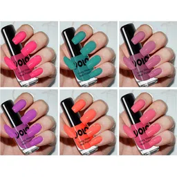VOLO Set Of 6 Long Wearing Nail Polish- 5ml Each- VT-072-image-78