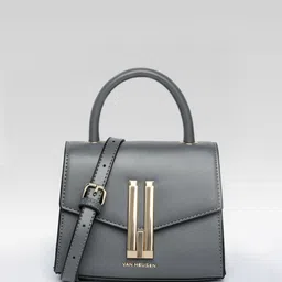 Van Heusen Solid Structured Satchel-picture-14