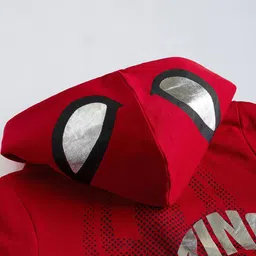 Hopscotch Unisex Kids Printed Hooded Sweatshirt image 5