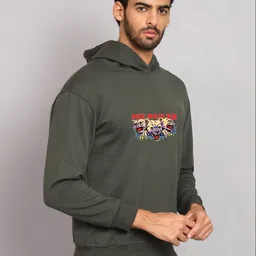 SZN Men Printed Hooded Sweatshirt image 2