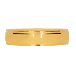 BHIMA 22K BIS Hallmark 916 Purity Yellow Gold Matte Plain Ring-picture-12
