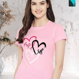 Metronaut Women Typography 2 Wonder Woman Printed Applique T-shirt-picture-23