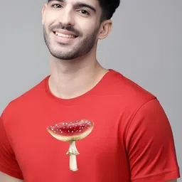 SZN Men Round Neck Graphic Printed T-shirt image 4