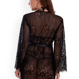 chia fashions Net Baby Doll with Asymmetric image 2