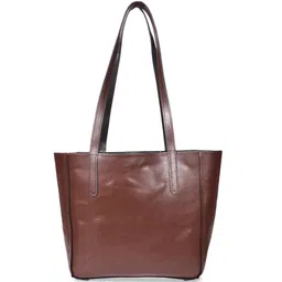 Sassora Leather Structured Shoulder Bag image 5