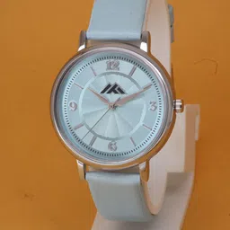 VIRAKTI Women Brass Dial & Leather Bracelet Style Straps Analogue Watch-picture-24