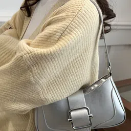 LULU & SKY Structured Front Flap Shoulder Bag image 2