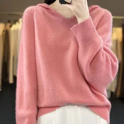 StyleCast x Revolte Women Hooded Full Sleeves Pullover-image-98