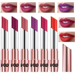 VOLO Set Of 6 Creme Matte Lipstick - 3.5g Each image 2