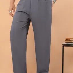 Beyoung Men Original Straight Fit High-Rise Pleated Trousers-picture-35