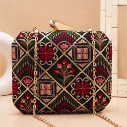 ARTKLIM Embroidered Box Clutch-picture-24