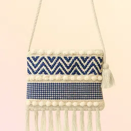 Ariana Structured Sling Bag with Tasselled-picture-30