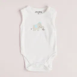 Juniors by Babyshop Girls Pack Of 5 Printed Cotton Assorted Bodysuits-picture-14