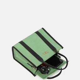 Bagsy Malone Textured Self Design Swagger Handheld Bag image 5