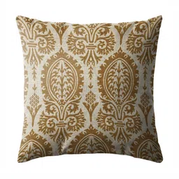 CASABLEU Brown & Beige 2 Pieces Ethnic Motifs Square Cushion Covers image 4