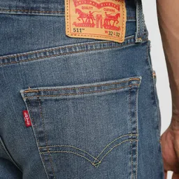levi's 511 Men Slim Low Rise Blue Jeans image 4