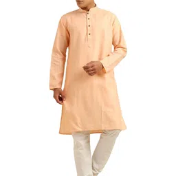 URBAN KANYA Men Regular Pure Cotton Kurta with Pyjamas-image-38