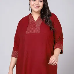 Indietoga Print Mandarin Collar Cotton Top-picture-40
