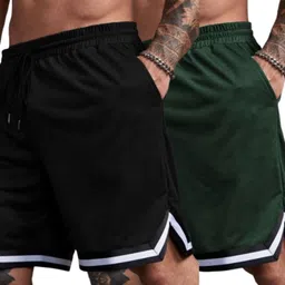 culish Men High-Rise Training or Gym Sports Shorts-image-69