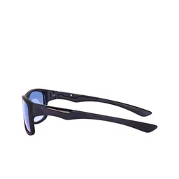 EYMEN I Unisex Full Rim Rectangle Sunglasses FAST@Blue2.0 image 3