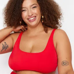 Trendyol Plus Size Full Coverage Lightly Padded Everyday Bra With All Day Comfort image 4