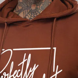 ADRO Men Printed Hooded Sweatshirt image 2