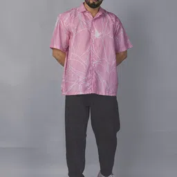 BROWN BROTHERS Unisex Relaxed Multi Stripes Opaque Printed Casual Shirt image 4