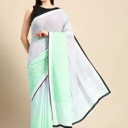 BUTA BUTI Floral Pure Cotton Saree-picture-21