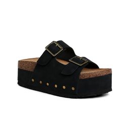 London Rag Embellished PU Platform Sandals with Buckles-picture-20