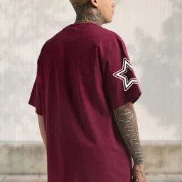 Cool Plus Men Typography Printed Oversized T-shirt image 5