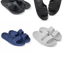 Feel alive Men Set of 4 Self Design Lightweight Flip-Flops-picture-21