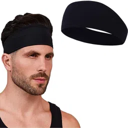 paropkar Multi Sport-Tie Headband Rubber Headband Round Headband Use for all Sport Unisex Head Band image 3